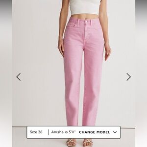 Madewell Baggy Straight Jeans: Garment-Dyed Edition